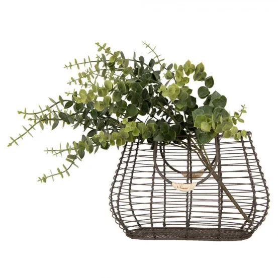 Металевий кошик з ручками, 25*16*17/28 см