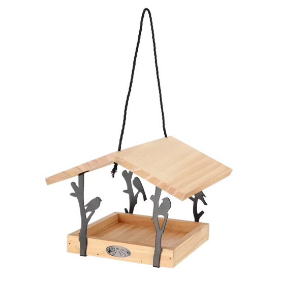 Стильна підвісна годівничка для птахів