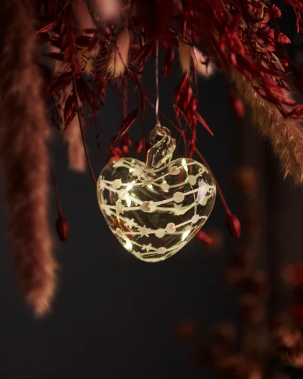 Новорічна прикраса Сердце LED