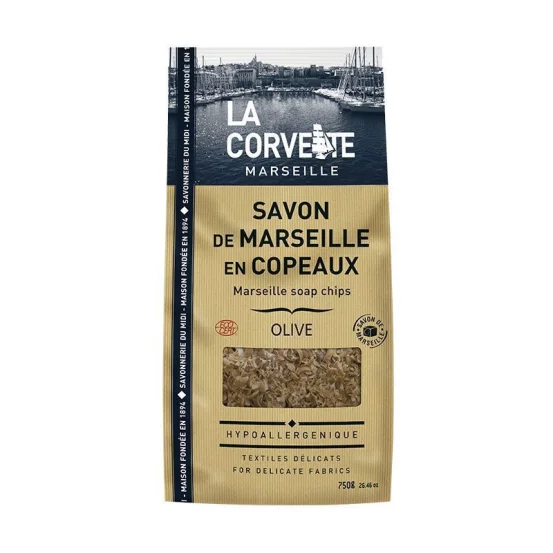 Марсельське мило (чіпси) La Corvette OLIVE ECOCERT 750g