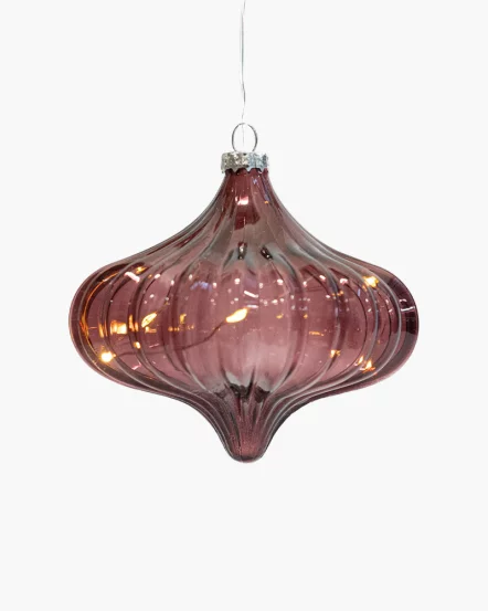 Новорічна прикраса Dina (бордо)