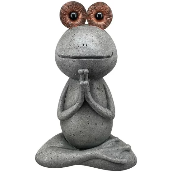 Фігурка жаби TARO в стилі медитації, 26,5×16×40,5 см