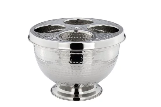 Охолоджувач для шампанського на 4 пляшки з нержавіючої сталі