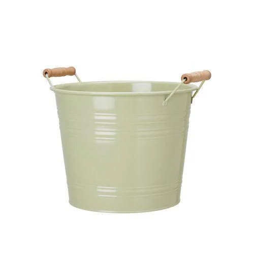 Металеве кашпо для рослин Ariella Green, 26x21 см