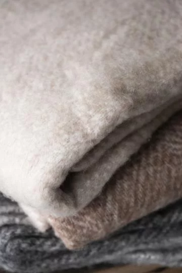 Плед рожевий меланж з торочками