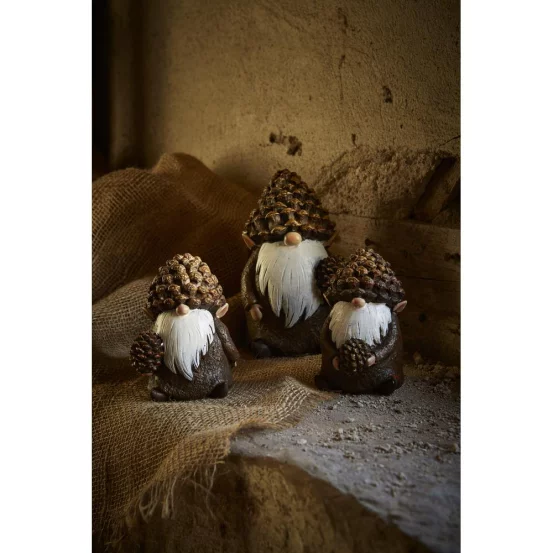 Домовеня-шишка коричневе з шишкою