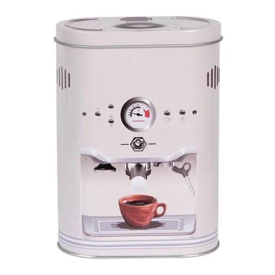 Металева банка для зберігання, 14×8×19 см