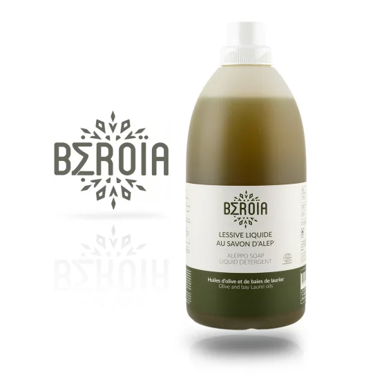 Алеппське мило (для прання) Beroïa ECOCERT Olive & Laurel oils, 2 л