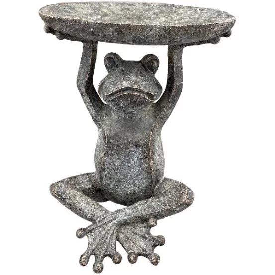 Годівничка-купальня для пташок Жабка TARO, 23×17×29,5 см