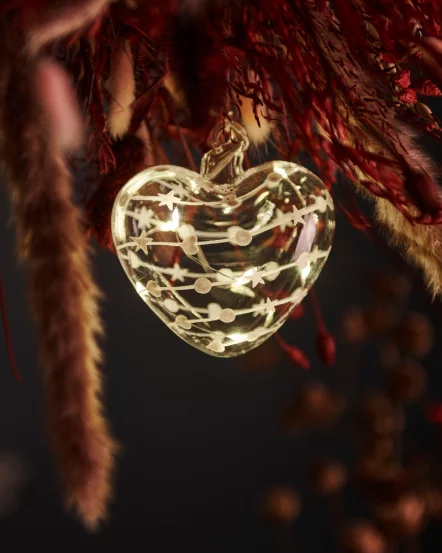 Новорічна прикраса Сердце LED