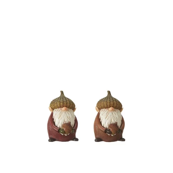 Фігурка домовик з жолудем коричневий