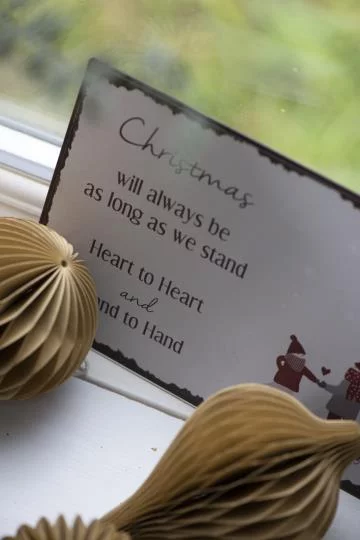 Металева листівка heart to heart