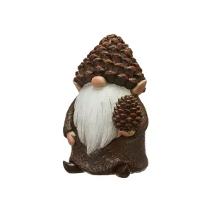 Домовик-шишка коричневий с шишкою