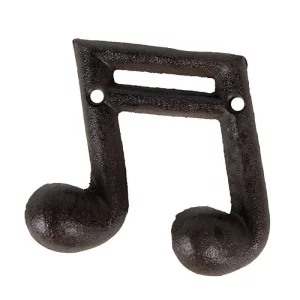 Настінний гачок у формі ноти, 10×3×9 см