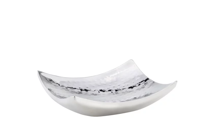 Декоративне блюдо з нержавіючої сталі, 19х19 см