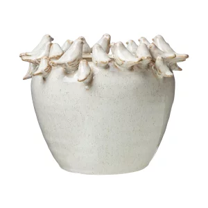 Кашпо з пташками ELSA,22х17 см