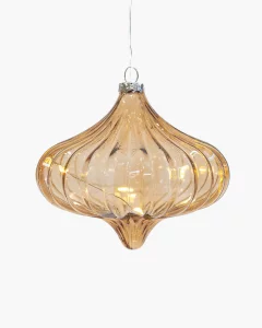 Новорічна прикраса Dina (янтарна)