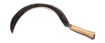 Серп садовий із дерев’яною ручкою