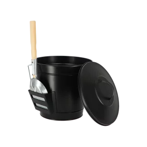 Відро для вугілля з лопатою