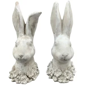 Декор "Голова зайця", 13,5×13,5×30 см