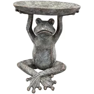 Годівничка-купальня для пташок Жабка TARO, 23×17×29,5 см