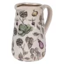 Декоративний керамічний глечик з овочевим орнаментом, 21×15×23 см