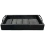 Піднос чорний Bloom, 35x20x8,5 cм