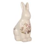 Керамічна фігурка Кролик Summer Flowers, 13*10*21 см